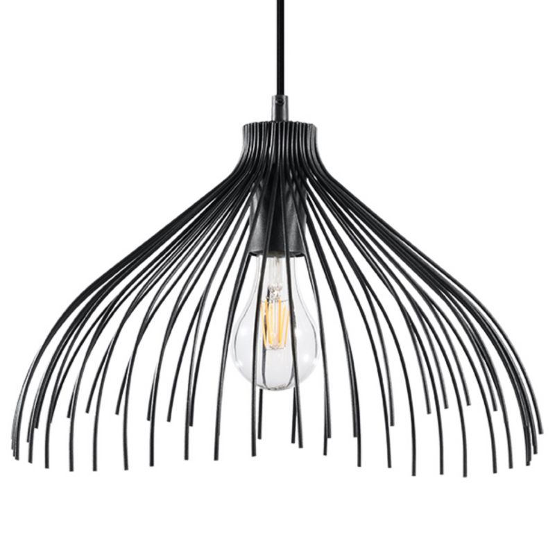 Lampa wisząca Sollux Lighting UMB czarny 1 szt.