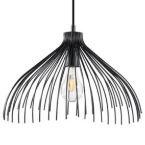 Lampa wisząca Sollux Lighting UMB czarny 1 szt.