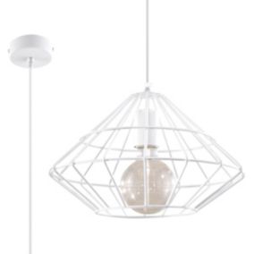 Lampa wisząca Sollux Lighting UMBERTO biała 1 szt.