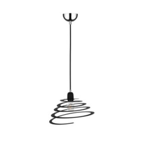 Lampa Wisząca SPOT Light  1xE27 Klasyczna Czerń w Industrialnym Stylu od Polskiego Producenta, 1 szt.