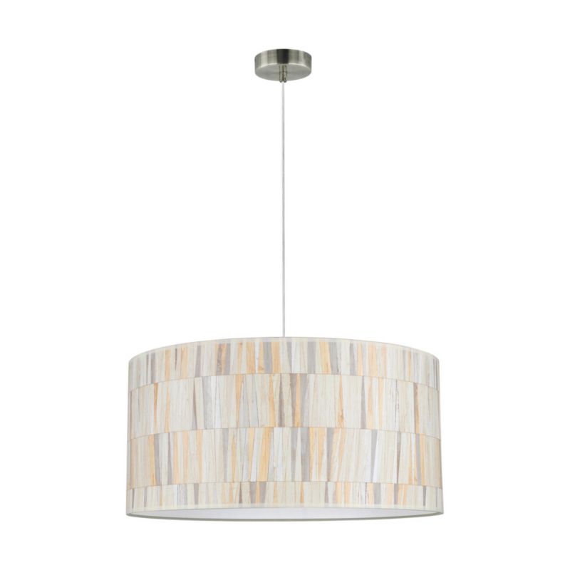 Lampa Wisząca SPOT Light  1xE27 Max.25W Połączenie Satyny i Wielokolorowej Tkaniny, Polski Producent, 1 szt.