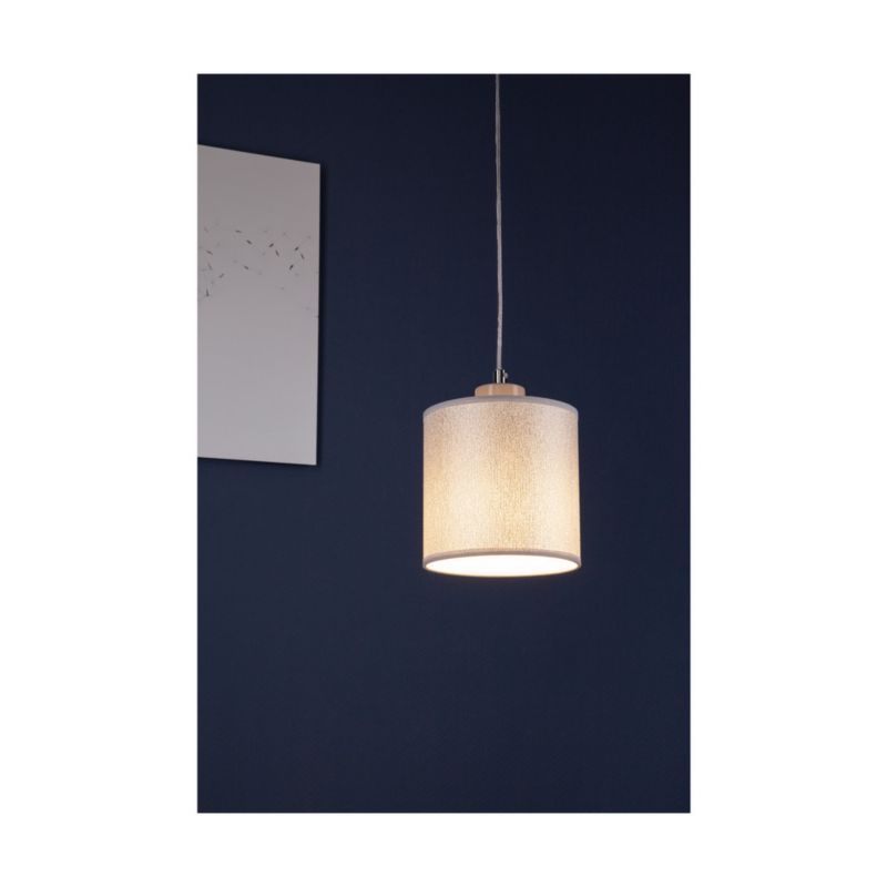 Lampa Wisząca SPOT Light 1xE27 Max.25W Połączenie Szarości z Srebrnym Abażurem, Polski Producent, 1 szt.