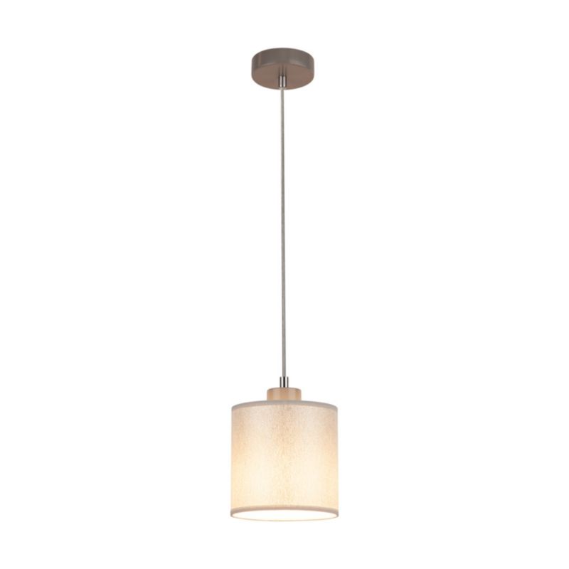 Lampa Wisząca SPOT Light 1xE27 Max.25W Połączenie Szarości z Srebrnym Abażurem, Polski Producent, 1 szt.