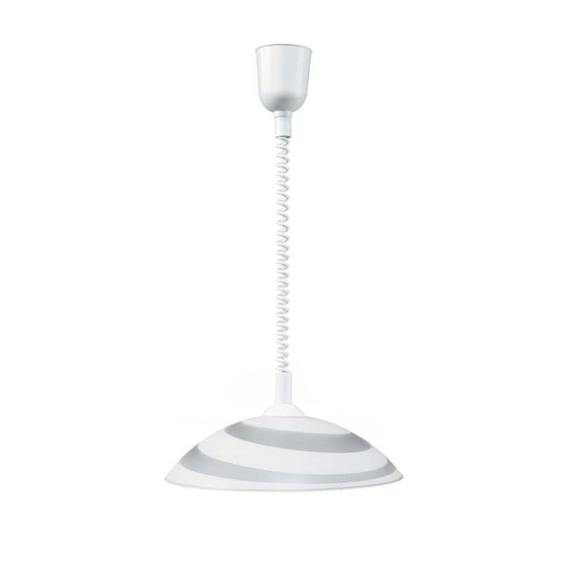 Lampa Wisząca SPOT Light  1xE27 Max.60W Białe Szkło, Klasyczne Połączenie od Polskiego Producenta, 1 szt.