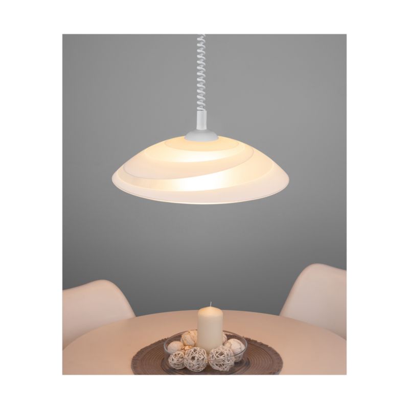 Lampa Wisząca SPOT Light  1xE27 Max.60W Białe Szkło, Minimalistyczny Styl od Polskiego Producenta, 1 szt.