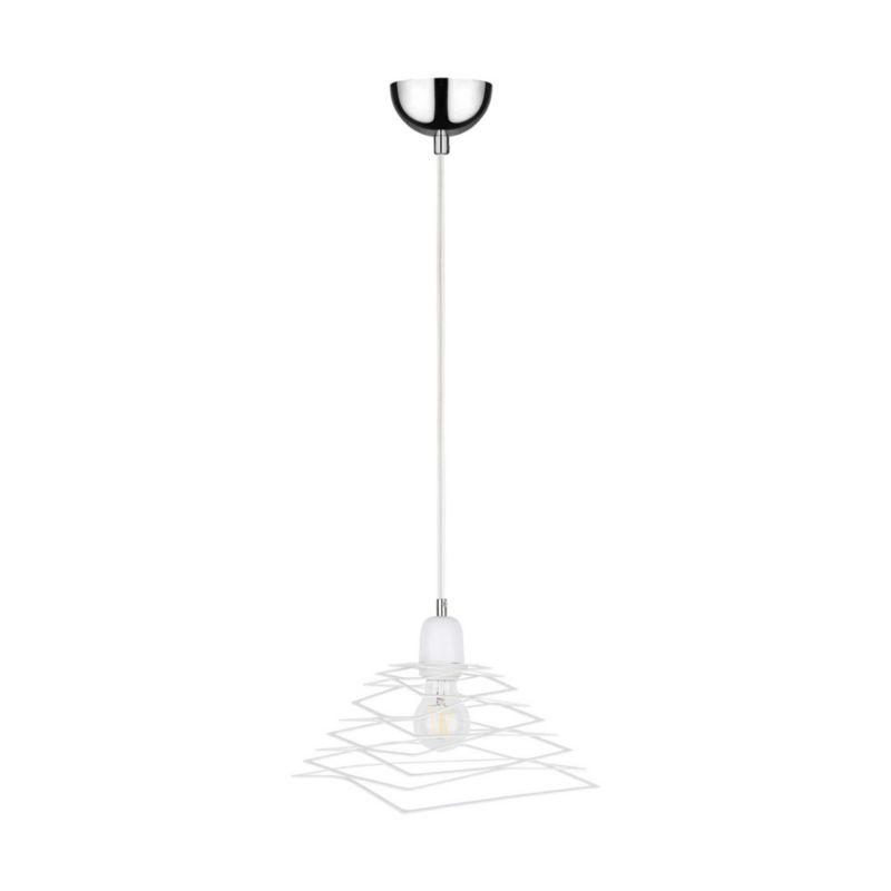 Lampa Wisząca SPOT Light  1xE27 Max.60W Biały, Abstrakcyjny Design od Polskiego Producenta, 1 szt.