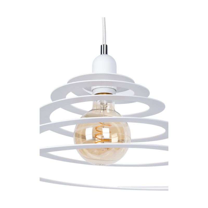 Lampa Wisząca SPOT Light  1xE27 Max.60W Biały, Klasyczny Design od Polskiego Producenta, 1 szt.