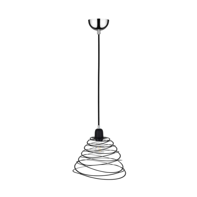 Lampa Wisząca SPOT Light  1xE27 Max.60W Czarny, Minimalistyczny Design od Polskiego Producenta, 1 szt.