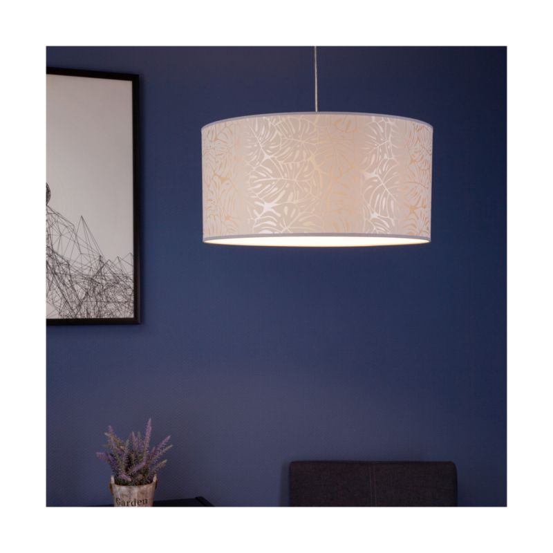 Lampa Wisząca SPOT Light 1xE27 Max.60W Eleganckie Połączenie Czerni z Beżowym Abażurem, Polski Producent, 1 szt.
