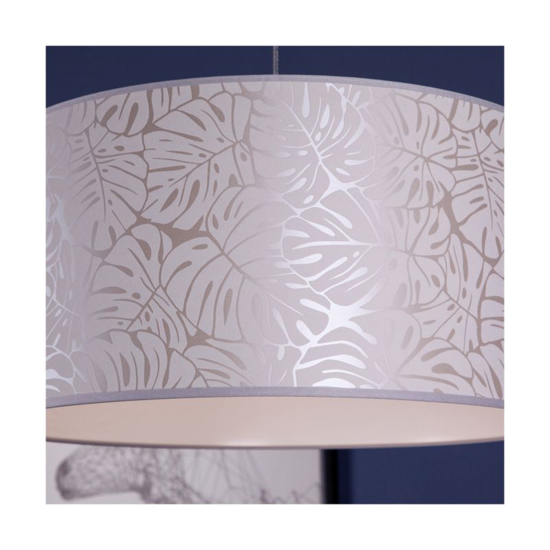 Lampa Wisząca SPOT Light 1xE27 Max.60W Eleganckie Połączenie Czerni z Beżowym Abażurem, Polski Producent, 1 szt.