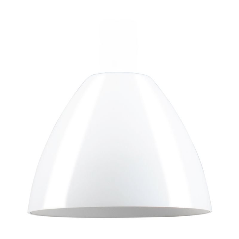 Lampa Wisząca SPOT Light  1xE27 Max.60W Kombinacja Chromu z Białym Szkłem, Polski Producent, 1szt.