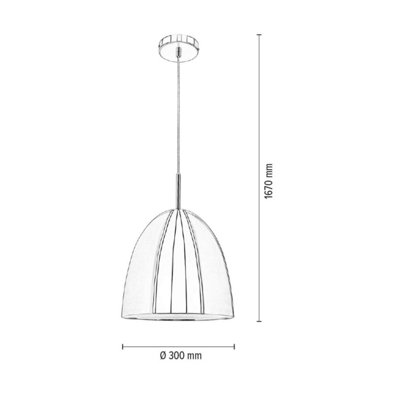 Lampa Wisząca SPOT Light  1xE27 Max.60W Miedziany Blask, Nowoczesny Design od Polskiego Producenta 1szt.