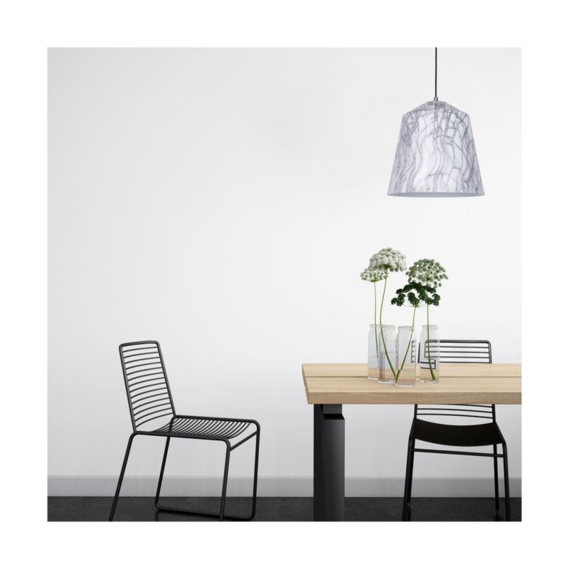 Lampa Wisząca SPOT Light  1xE27 Max.60W Połączenie Czerni, Szarości i Bieli w Nowoczesnym Designie, 1 szt.