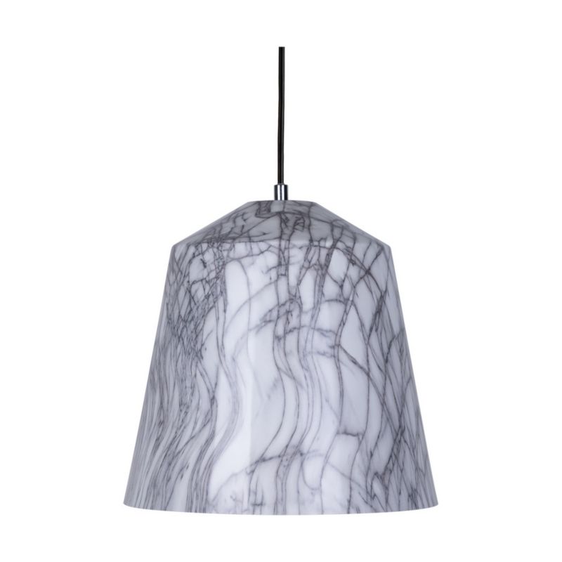 Lampa Wisząca SPOT Light  1xE27 Max.60W Połączenie Czerni, Szarości i Bieli w Nowoczesnym Designie, 1 szt.