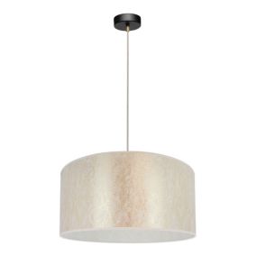Lampa Wisząca SPOT Light 1xE27 Max.60W Połączenie Czerni z Złotym Abażurem, Polski Producent, 1 szt.