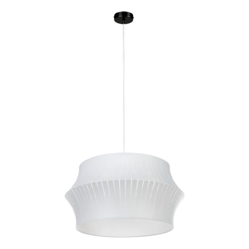 Lampa Wisząca SPOT Light 1xE27 Max.60W Subtelna Czerń w Połączeniu z Szarym Abażurem, Polski Producent, 1 szt.