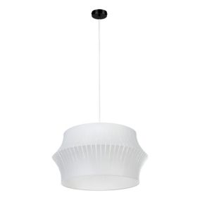 Lampa Wisząca SPOT Light 1xE27 Max.60W Subtelna Czerń w Połączeniu z Szarym Abażurem, Polski Producent, 1 szt.