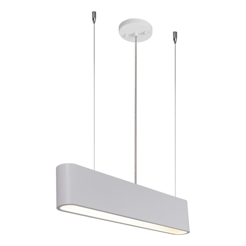 Lampa Wisząca SPOT Light  1xLED 28W Subtelna Biel w Klasycznym Stylu od Polskiego Producenta, 1 szt.