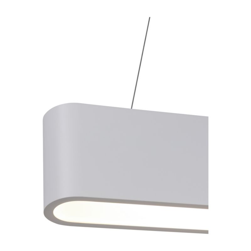 Lampa Wisząca SPOT Light  1xLED 28W Subtelna Biel w Klasycznym Stylu od Polskiego Producenta, 1 szt.