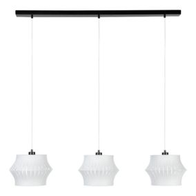 Lampa Wisząca SPOT Light 3xE27 Max.40W Klasyczne Połączenie Czerni z Szarymi Abażurami, Polski Producent, 1 szt.