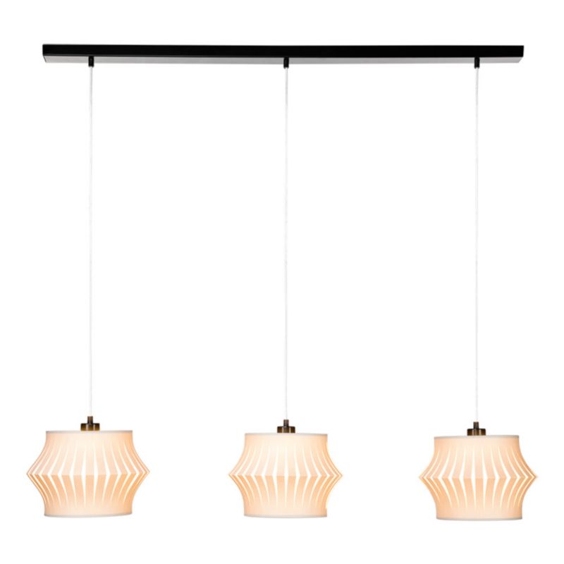 Lampa Wisząca SPOT Light 3xE27 Max.40W Klasyczne Połączenie Czerni z Szarymi Abażurami, Polski Producent, 1 szt.