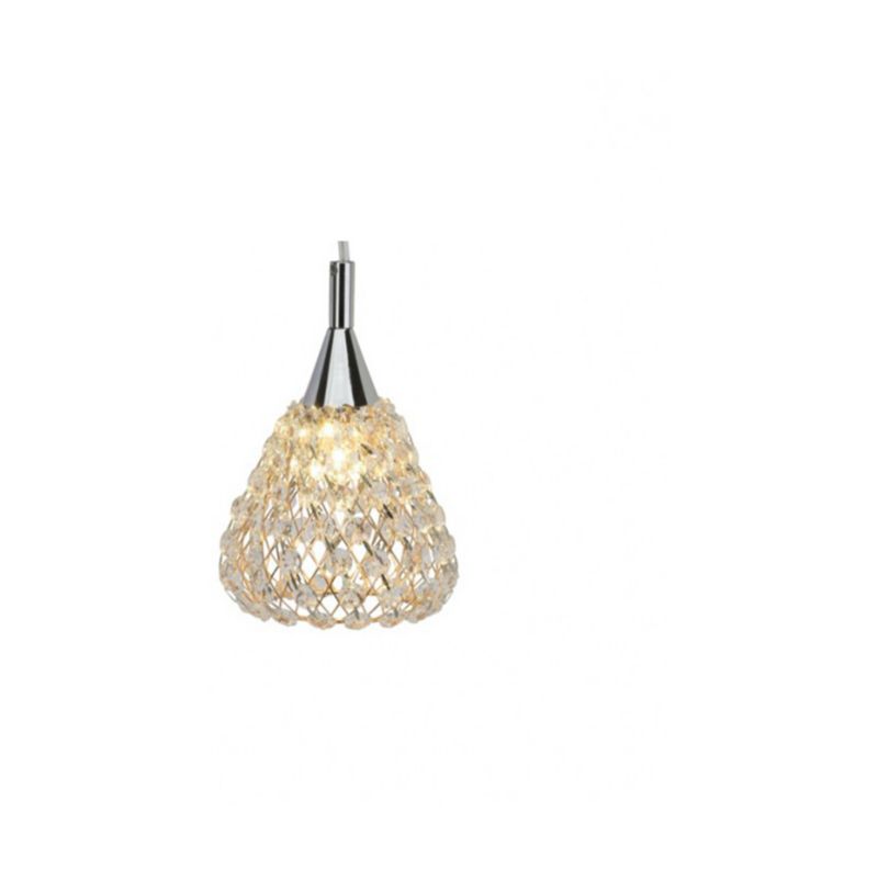 Lampa Wisząca SPOT Light 5xG9 Max.33W Klasyczne Połączeniu Chromu i Transparentnych Szklanych Kloszy, 1 szt.