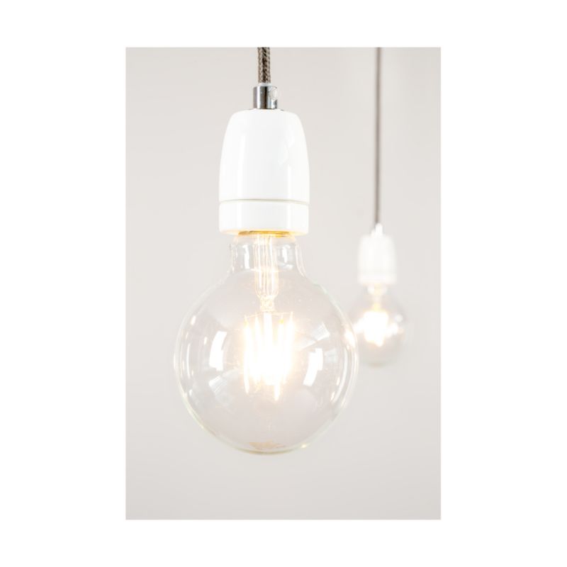 Lampa Wisząca SPOT Light 7xE27 Max.60W Subtelna Biel w Klasycznym Stylu, Polski Producent, 1 szt.