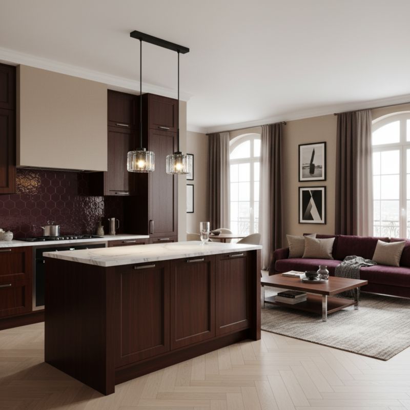 Lampa wisząca sufitowa EDYLIT listwa 2xE27 kryształowe klosze glamour nowoczesna do kuchni OMENA 14-958 1 szt.
