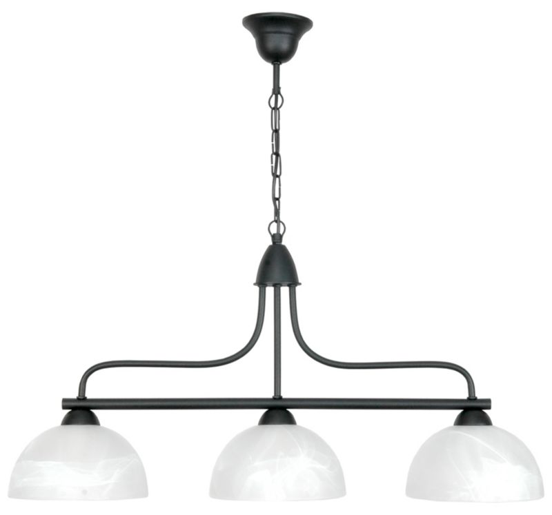 Lampa wisząca sufitowa EDYLIT żyrandol 3xE27 czarna nowoczesna z regulacją wysokości nad stół NYKS 15-608 1 szt.