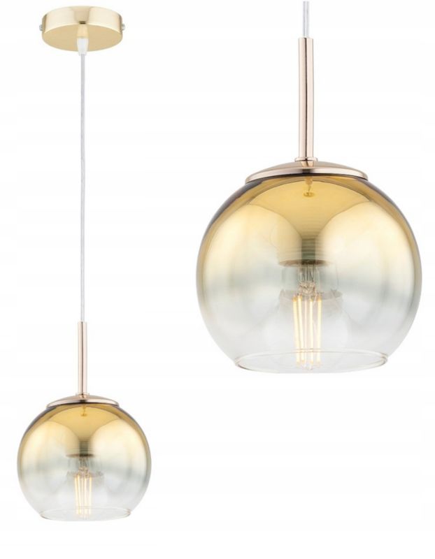Lampa Wisząca Sufitowa Elko-Lighting 1-Punktowy Zwis Żyrandol E27 Ombre 1 szt