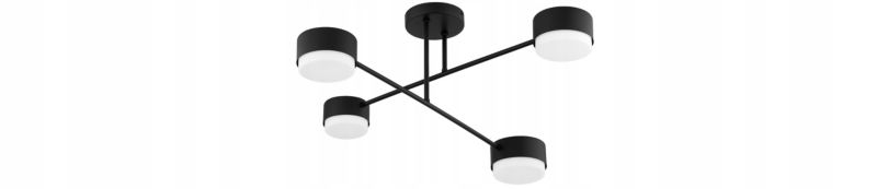 Lampa Wisząca Sufitowa Elko-Lighting 4-Punktowa Mono 4x GX53 czarny 1 szt