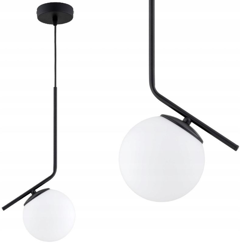 Lampa Wisząca Sufitowa Elko-Lighting MIlo E27 czarny 1 szt