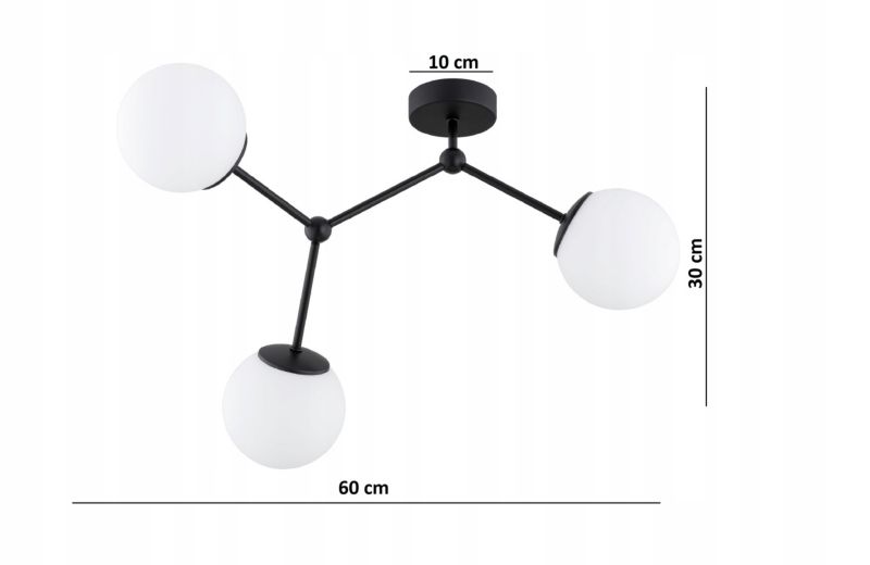 Lampa Wisząca Sufitowa Elko-Lighting MIlo E27 czarny 1 szt