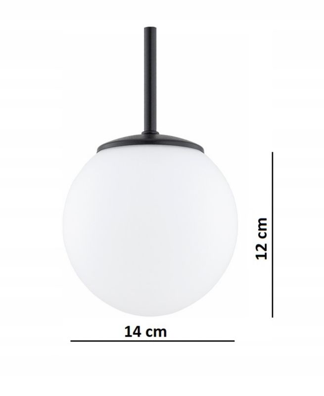 Lampa Wisząca Sufitowa Elko-Lighting MIlo E27 czarny 1 szt