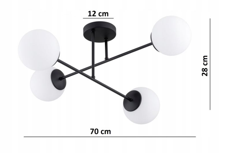 Lampa Wisząca Sufitowa Elko-Lighting MIlo E27 czarny 1 szt