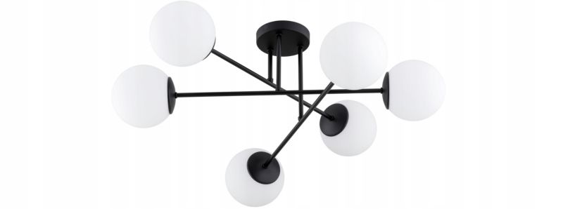 Lampa Wisząca Sufitowa Elko-Lighting MIlo E27 czarny 1 szt