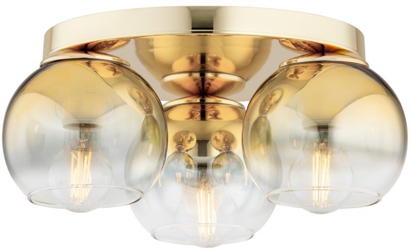 Lampa Wisząca Sufitowa Elko-Lighting Żyrandol 3-Punktowy E27 Ombre 1 szt