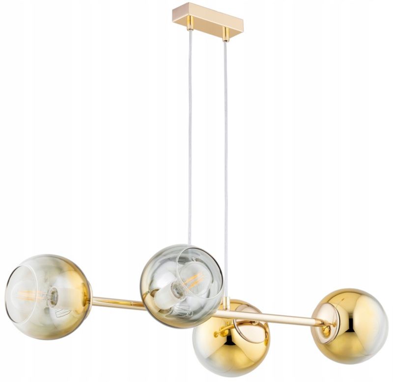 Lampa Wisząca Sufitowa Elko-Lighting Żyrandol 4-Punktowy E27 Ombre 1 szt