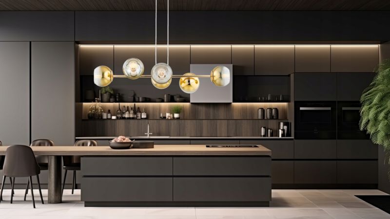 Lampa Wisząca Sufitowa Elko-Lighting Żyrandol 6-punktowy E27 Ombre 1 szt