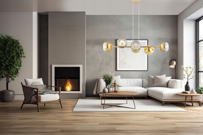 Lampa Wisząca Sufitowa Elko-Lighting Żyrandol 6-punktowy E27 Ombre 1 szt