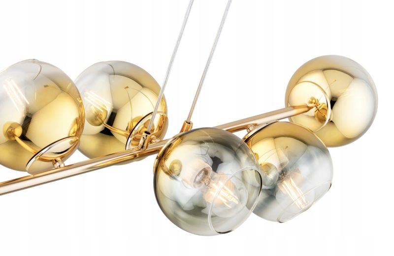 Lampa Wisząca Sufitowa Elko-Lighting Żyrandol 6-punktowy E27 Ombre 1 szt