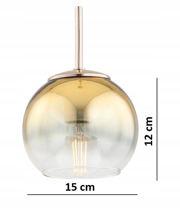 Lampa Wisząca Sufitowa Elko-Lighting Żyrandol Skręt 3-punktowy E27 Ombre 1 szt
