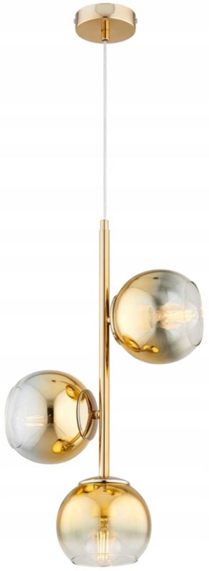 Lampa Wisząca Sufitowa Elko-Lighting Żyrandol Zwis 3-punktowy E27 Ombre 1 szt