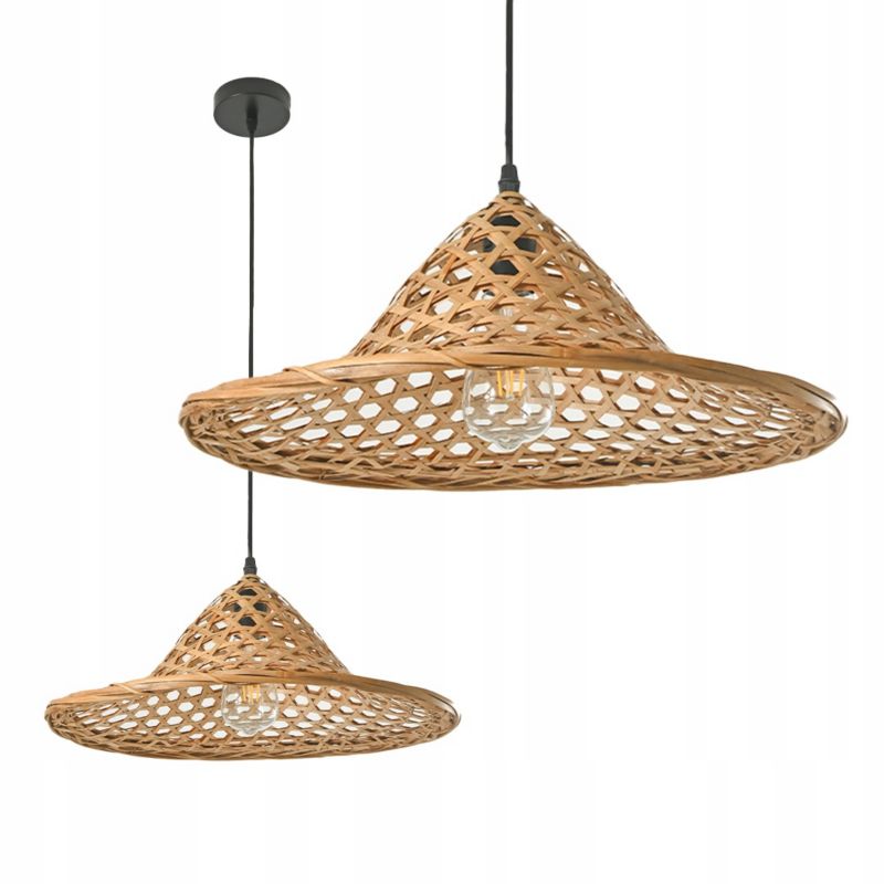Lampa wisząca sufitowa LLs Naturalna Duża 40cm E27 1szt.