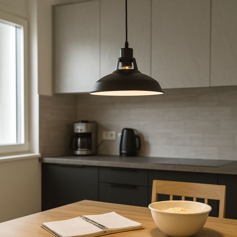 Lampa wisząca sufitowa MasterLED Felia E27 żyrandol 1,15 m IP20 czarna 1 szt.