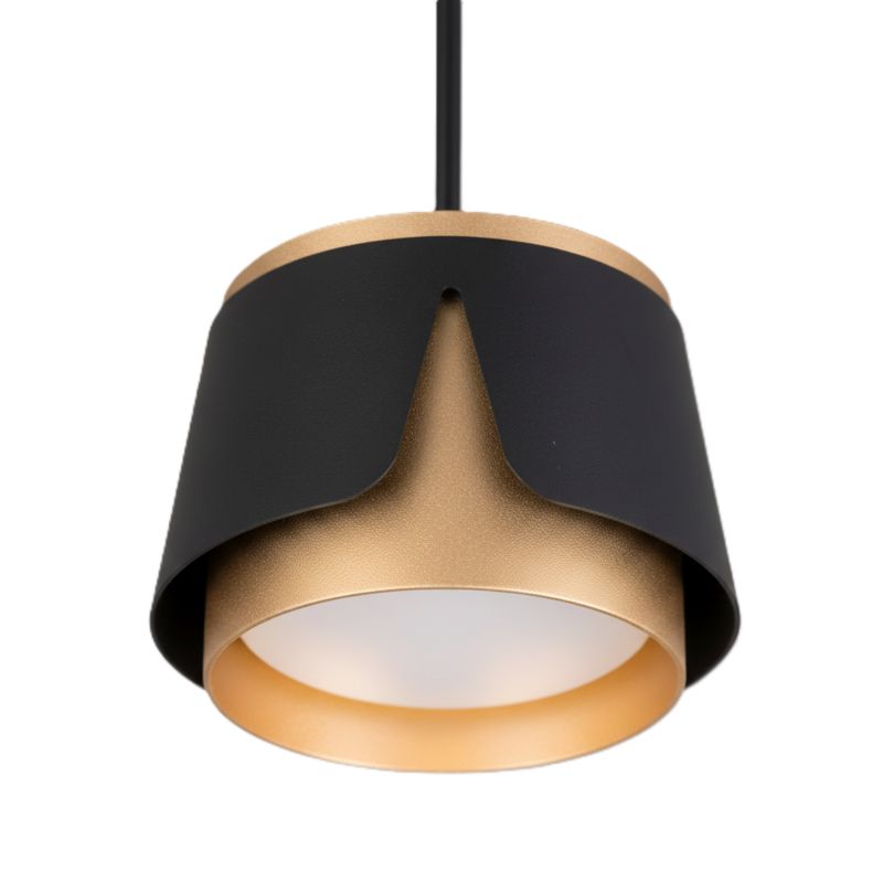 Lampa wisząca sufitowa XUDO 3-punktowa GX53 LED 1m Czarno-Złota Okrągła 1 szt.