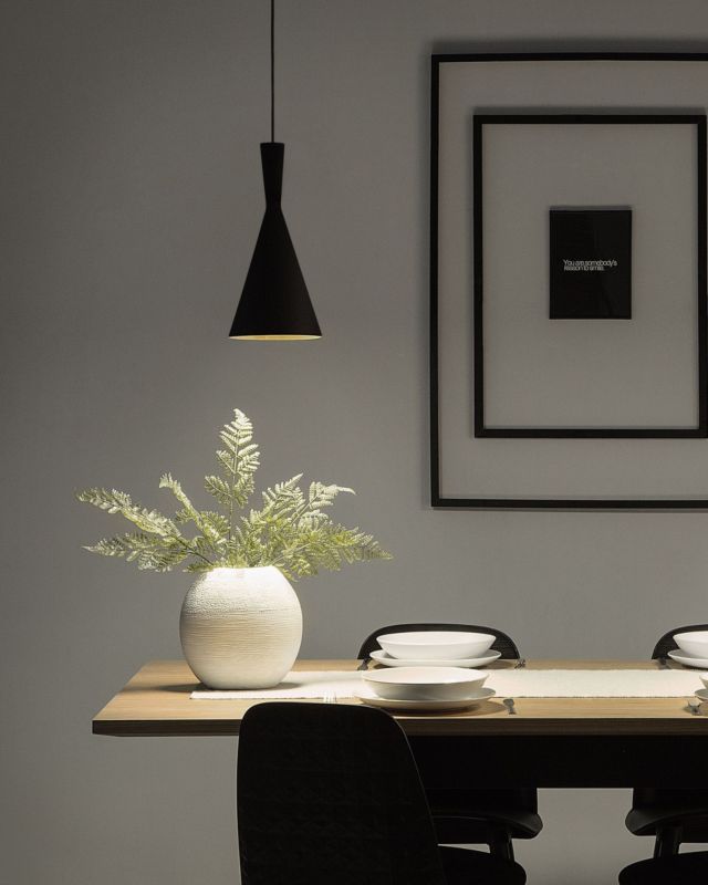 Lampa wisząca Tagus Czarny 1 szt.