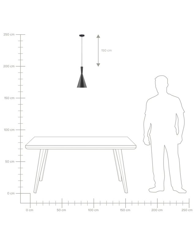 Lampa wisząca Tagus Czarny 1 szt.