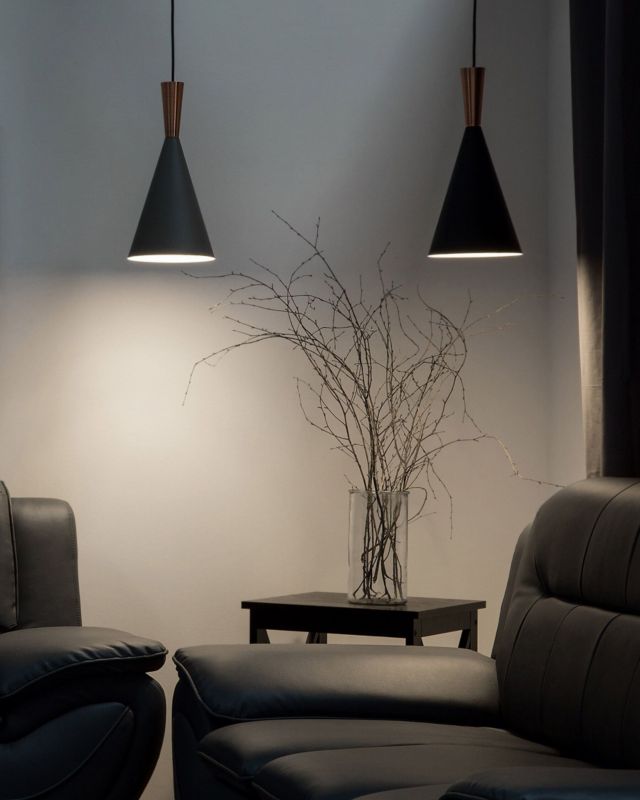 Lampa wisząca Tagus Czarny 1szt.