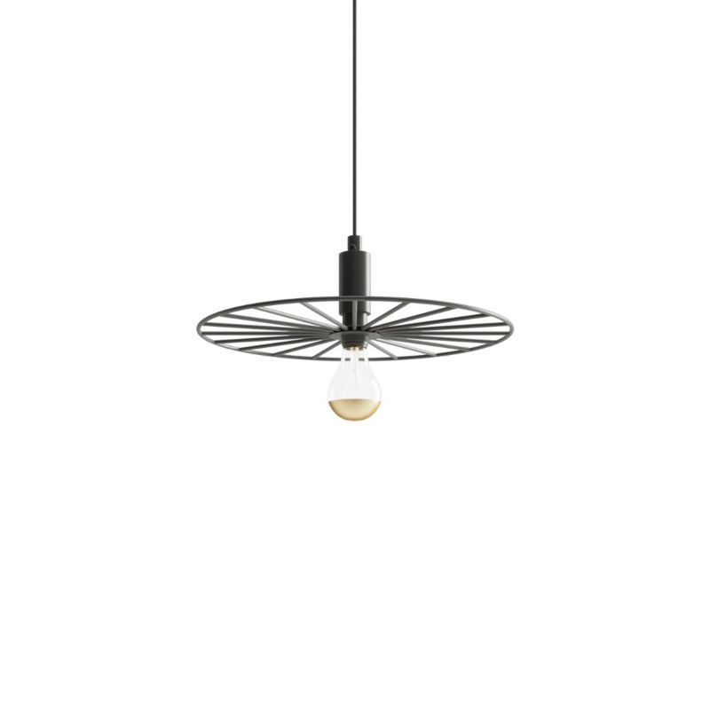 Lampa wisząca Thoro Lighting SIRKEL czarna 1xE27x15W wym:150x30x30cm IP20 -1 szt.